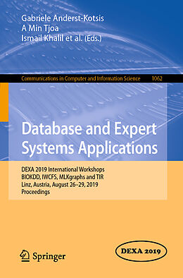 Kartonierter Einband Database and Expert Systems Applications von 