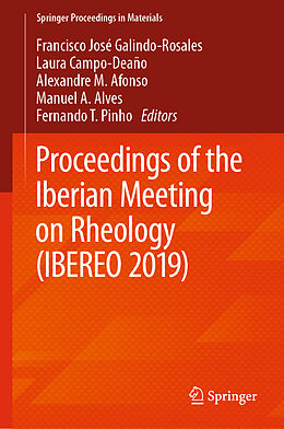 Livre Relié Proceedings of the Iberian Meeting on Rheology (IBEREO 2019) de 
