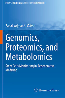 Couverture cartonnée Genomics, Proteomics, and Metabolomics de 