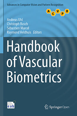 Couverture cartonnée Handbook of Vascular Biometrics de 