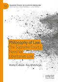 E-Book (pdf) Philosophy of Law von Walter E. Block, Roy Whitehead