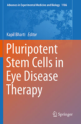 Couverture cartonnée Pluripotent Stem Cells in Eye Disease Therapy de 