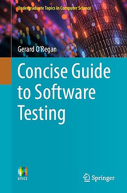 eBook (pdf) Concise Guide to Software Testing de Gerard O'Regan