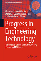 Livre Relié Progress in Engineering Technology de 