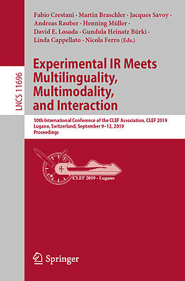 Kartonierter Einband Experimental IR Meets Multilinguality, Multimodality, and Interaction von 