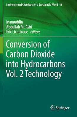 Couverture cartonnée Conversion of Carbon Dioxide into Hydrocarbons Vol. 2 Technology de 