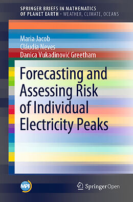 Couverture cartonnée Forecasting and Assessing Risk of Individual Electricity Peaks de Maria Jacob, Danica Vukadinovi  Greetham, Cláudia Neves