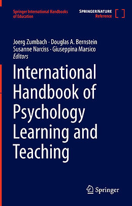 Livre Relié International Handbook of Psychology Learning and Teaching de 