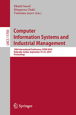Kartonierter Einband Computer Information Systems and Industrial Management von 