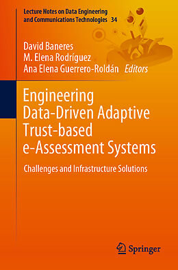 Couverture cartonnée Engineering Data-Driven Adaptive Trust-based e-Assessment Systems de 