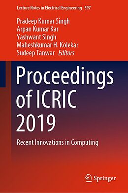 eBook (pdf) Proceedings of ICRIC 2019 de 