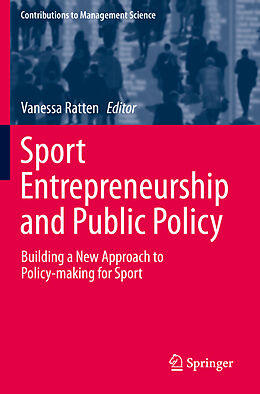 Kartonierter Einband Sport Entrepreneurship and Public Policy von 