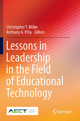 Couverture cartonnée Lessons in Leadership in the Field of Educational Technology de 