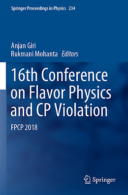 Couverture cartonnée 16th Conference on Flavor Physics and CP Violation de 