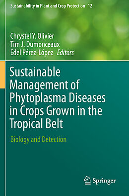 Couverture cartonnée Sustainable Management of Phytoplasma Diseases in Crops Grown in the Tropical Belt de 