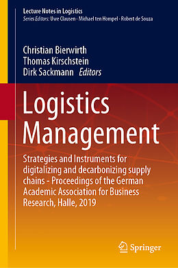 Livre Relié Logistics Management de 