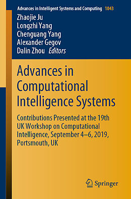 Couverture cartonnée Advances in Computational Intelligence Systems de 