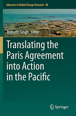 Kartonierter Einband Translating the Paris Agreement into Action in the Pacific von 