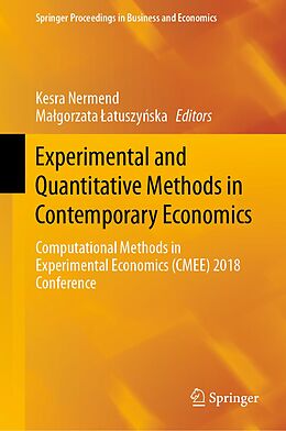 E-Book (pdf) Experimental and Quantitative Methods in Contemporary Economics von 