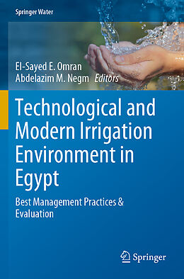 Couverture cartonnée Technological and Modern Irrigation Environment in Egypt de 