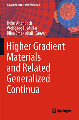 Kartonierter Einband Higher Gradient Materials and Related Generalized Continua von 