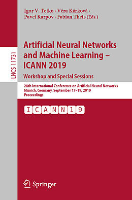 Kartonierter Einband Artificial Neural Networks and Machine Learning   ICANN 2019: Workshop and Special Sessions von 