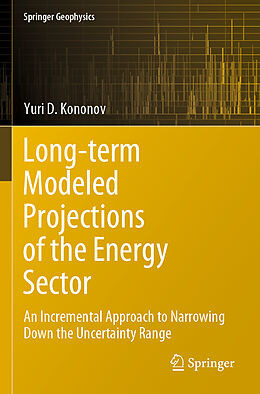 Couverture cartonnée Long-term Modeled Projections of the Energy Sector de Yuri D. Kononov