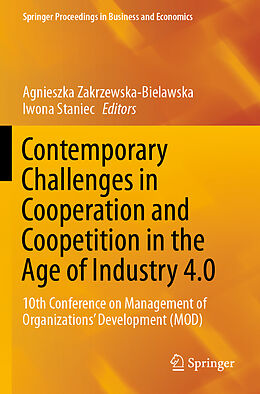 Couverture cartonnée Contemporary Challenges in Cooperation and Coopetition in the Age of Industry 4.0 de 