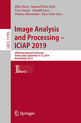 Kartonierter Einband Image Analysis and Processing   ICIAP 2019 von 