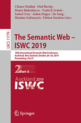 Kartonierter Einband The Semantic Web   ISWC 2019 von 