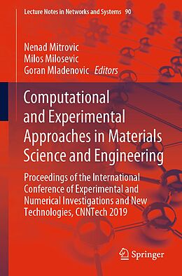 eBook (pdf) Computational and Experimental Approaches in Materials Science and Engineering de 