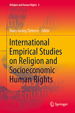 Livre Relié International Empirical Studies on Religion and Socioeconomic Human Rights de 