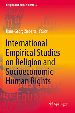 Kartonierter Einband International Empirical Studies on Religion and Socioeconomic Human Rights von 