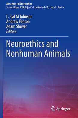 Couverture cartonnée Neuroethics and Nonhuman Animals de 