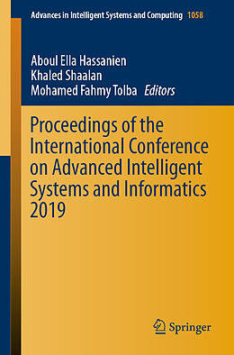 Couverture cartonnée Proceedings of the International Conference on Advanced Intelligent Systems and Informatics 2019 de 