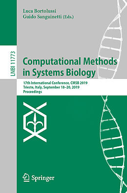 Couverture cartonnée Computational Methods in Systems Biology de 