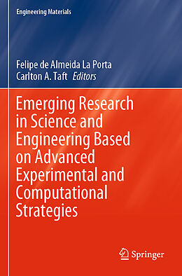 Couverture cartonnée Emerging Research in Science and Engineering Based on Advanced Experimental and Computational Strategies de 