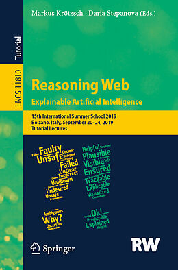Kartonierter Einband Reasoning Web. Explainable Artificial Intelligence von 