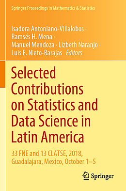 Kartonierter Einband Selected Contributions on Statistics and Data Science in Latin America von 