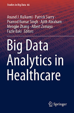 Couverture cartonnée Big Data Analytics in Healthcare de 
