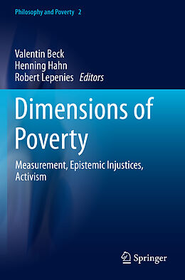 Couverture cartonnée Dimensions of Poverty de 