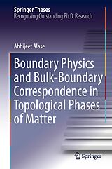 eBook (pdf) Boundary Physics and Bulk-Boundary Correspondence in Topological Phases of Matter de Abhijeet Alase