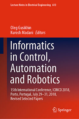 Livre Relié Informatics in Control, Automation and Robotics de 