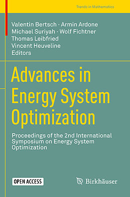 Couverture cartonnée Advances in Energy System Optimization de 