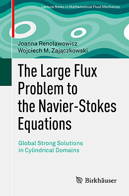 Kartonierter Einband The Large Flux Problem to the Navier-Stokes Equations von Wojciech M. Zaj czkowski, Joanna Renc awowicz