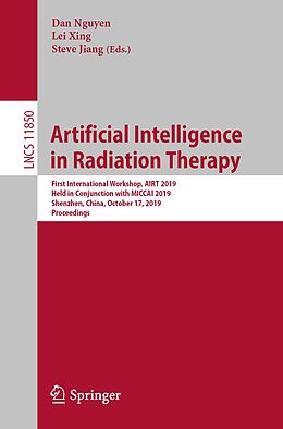 E-Book (pdf) Artificial Intelligence in Radiation Therapy von 