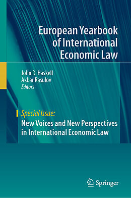 Livre Relié New Voices and New Perspectives in International Economic Law de 