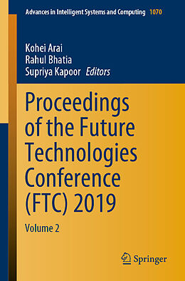 Couverture cartonnée Proceedings of the Future Technologies Conference (FTC) 2019 de 