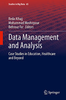 Livre Relié Data Management and Analysis de 
