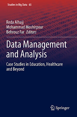 Couverture cartonnée Data Management and Analysis de 
